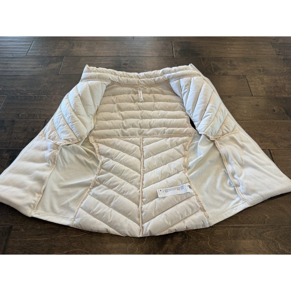 Fabletics Womens White Puffer Full Zip Athletic Outdoor Vest Size M Medium - Picture 6 of 10